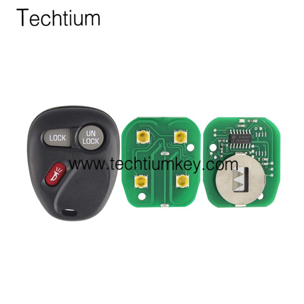 315Mhz FCC:MYT3X6898B 3 button remote key for Cadillac